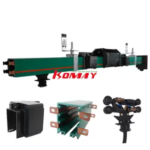 KOMAY 35A-240A Conductor Trolley Tubular Busbar 4 Poles Copper Core Busbar