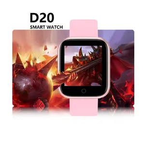 D20 Smart Watch Y68 Fitness Tracker Sports Watch Heart Rate Blood Pressure Smart Bracelet for Android IOS