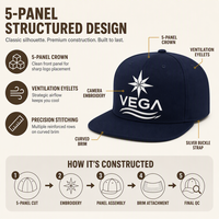 Topi Snapback Bordir Logo Kustom Grosir, Pesanan Massal, Produsen OEM ODM Langsung, MOQ Rendah
