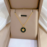 Collier Cœur en Acier Inoxydable Plaqué Or 18K PVD, Fermoir Frontal, Style Punk Hip Hop, Élégant et Minimaliste pour Femme, Idéal Cadeau Bijou