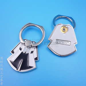 Creative <b>Cartoon</b> School Uniform Metal <b>Ring</b> Holder Zinc Alloy Adhesive Universal Desktop Car Dashboard Phone Stand - Product Image 2
