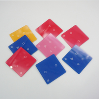 Prix du panneau de bouton poussoir en verre trempé avec impression personnalisée en soie rouge, bleu, jaune, rose