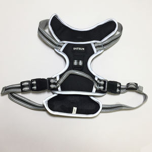 Correa de nailon de alta calidad, arnés para mascotas, deporte reflectante transpirable/producto de moda con hebilla ajustable de Metal hecha de PU - Product Image 4