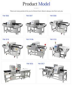 Kahve çubukları Ham sosis patates cipsi anında erişte dokunmatik ekran konveyör ile alüminyum folyo ambalaj ürünleri Metal dedektörü - Product Image 6