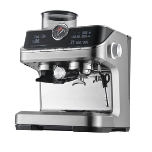 Cafetera Espresso de Acero Inoxidable con Enchufe Europeo y Función de Preparación Automática para Hoteles y Hogares - Product Image 2