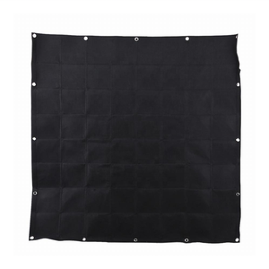 <span class=keywords><strong>Jardinière</strong></span> murale verticale 100x100cm, sac de culture en feutre à 64 poches, pot de plante suspendu - Product Image 3