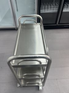 VICTORY 201 Commercial <b>Stainless</b> <b>Steel</b> <b>Trolley</b> Wheel Superb Dining Car for Supermarkets Restaurants & Hotels Supplies - Product Image 6