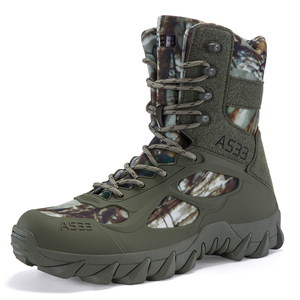 รองเท้าบูทแบบยุทธวิธีลายพราง Realtree รุ่น DF TSBSS AS33 เสริมความแข็งแรงบริเวณหัวและส้นเท้า เหมาะสำหรับงานภาคสนาม รองเท้าที่ใส่สบายสำหรับทุกวัน - Product Image 2