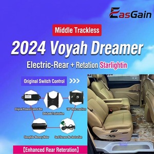 Kit de Asiento Eléctrico Giratorio de Lujo Voyah Dreamer, Conversión de Manual a Eléctrico, Asiento VIP sin Rieles para la Fila Central, Actualización Directa de Fábrica - Product Image 3