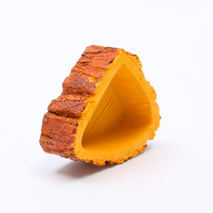 Bols pour animaux de compagnie en résine imitation écorce SKF01 rustique rétro jardinières lézard Reptile <span class=keywords><strong>bassin</strong></span> à boire - Product Image 5