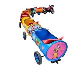 Trenino Elettrico Commerciale Senza Binari per Aree Panoramiche Fattorie e Visite Turistiche all'Aperto in Vendita - Product Image 2