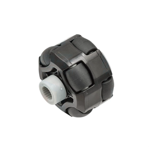 24158 Mini <b>Omni</b> <b>Wheel</b> 24mm <b>Omni</b>-directional <b>Wheel</b> for N20 Motor, Compatible with Cross Shaft Lego SG90 Servo - Product Image 1