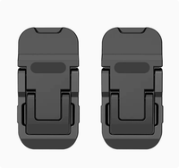 Support d'ordinateur portable en aluminium refroidi par air, support portable invisible mini tridimensionnel pour clavier