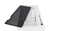 Boîtier d'ordinateur de jeu PC Gamer en alliage d'aluminium EATX avec verre trempé, tour complète, logo personnalisable et gestion des câbles