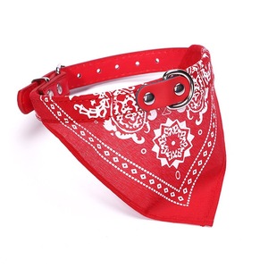 Pink Paisley Pattern <b>Dog</b> Cat Bandana Collar Triangular Scarf Polyester Four Seasons Pet Apparel - Product Image 4