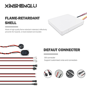 Interrupteur de miroir intelligent à double capteur tactile LCD personnalisé OEM ODM, 12V DC 5A 60W, avec fonctions LED à intensité variable et anti-buée pour miroir de salle de bain - Product Image 5