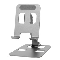 Support de téléphone et tablette universel réglable en métal pour bureau, pliable pour téléphone portable, iPad, iPhone