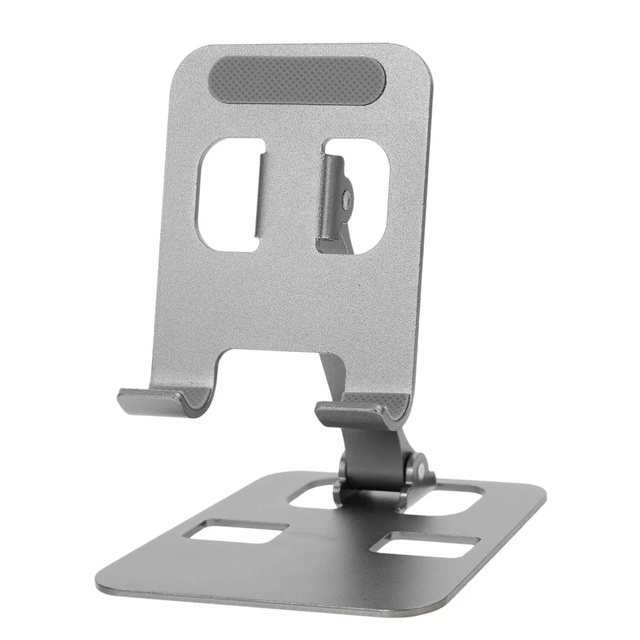 Universal Adjustable Metal Desk Tabletop Phone iPad Tablet Stand Foldable for Cell Phone iPad iPhone