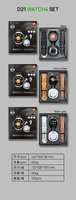 Reloj Inteligente D21 4-Suit con Auriculares 2 en 1, Resistente al Agua IP67, Set de Regalo para Hombre