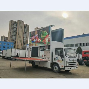 FAW 4X2 Outdoor LED Advertising Truck with Digital Billboard Screen Mobile Digital LED Billboard Van for Advertising - Product Image 1