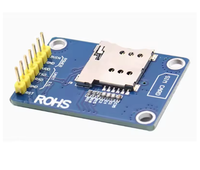 Módulo inalámbrico GSM GPRS SIMCOM SIM800L EVB 6V con ranura para tarjeta SIM, cuatrib banda, con cable de antena y tapa, no es nuevo