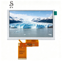 Écran LCD TFT 5,0 pouces 480x272 avec rétroéclairage LED, carte de développement Flash RGB 40PIN 600cd/m2