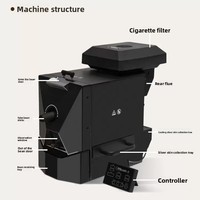 Machine à torréfier le café à domicile, modèle 500g, simule la torréfaction à feu direct, pour usage domestique - Offre Spéciale
