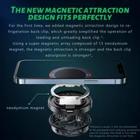 Conducteur de chaleur magnétique Black Shark pour refroidisseur magnétique iPhone 12/13 Pro Max Xiaomi Samsung Phone Magnetic Holder