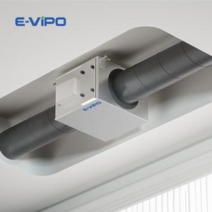 Unité de ventilation plate rectangulaire flexible pour prise d'air de climatiseur, extraction, économie d'énergie, contrôle intelligent Wi-Fi, compatible salle à manger, <span class=keywords><strong>VMC</strong></span> - Product Image 2