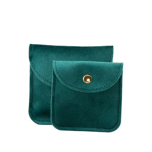 New Arrival Jewelry Packaging Luxury Soft Velvet Pouch Custom Logo Travel Envelope <b>Bags</b> Jewellery Organizer for Jewelry - Product Image 1