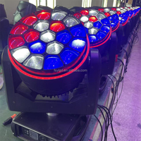 Éclairage de scène professionnel pour DJ, 19x40W Bee Eye RGBW 4-en-1, contrôle par pixel, zoom, tête mobile LED, DMX512