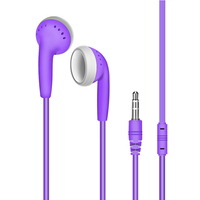 Harga Pabrik Stok Komputer Universal Kabel 3.5mm Mega Bass Earplug Headset untuk MP3 dan Ponsel