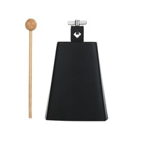 Bell Metal Cowbell Percussion Instrument Tone Block with Exquisite Musicality