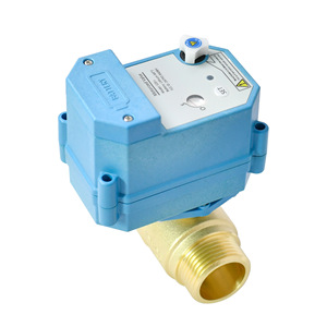 Vanne intelligente Tonhe DN25 en laiton à filetage externe, sans fil Lora, alimentée par batterie, à montage mural, pour le contrôle de l'eau et de l'air - Product Image 3