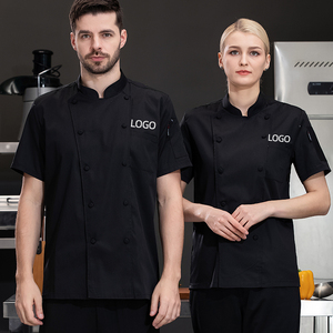 Vêtements de chef haut de gamme, vêtements de travail de cuisine à manches courtes pour hommes, vêtements de travail de chef pour restaurant, hôtel, cuisine - Product Image 1
