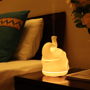 <span class=keywords><strong>Prix</strong></span> usine 400ML Éléphant En Céramique Aromathérapie Lampe Diffuseur Ultrasonique Huile Essentielle Aroma Lampe Diffuseur Maison USB YS - Product Image 1