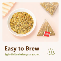 Sachets de thé Yerba Mate en forme de pyramide, boisson à base de plantes, thé botanique traditionnel sud-américain, traitement à chaud par infusion, 3g*30 sachets par paquet