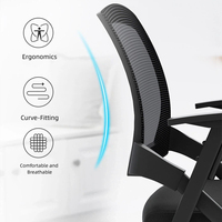 Chaise de salle de conférence ergonomique pliable avec tableau d'écriture, cadre en métal maillé, design moderne et simple, formation intégrée