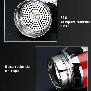 Termo de Acero inossidabile 1 Litro para Agua Fria o Caliente con Tapa Hermetica - Product Image 2