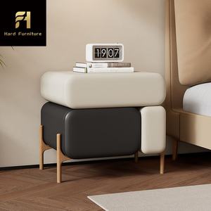 โต๊ะข้างเตียงไม้เนื้อแข็งสไตล์ครีม ปี 2026 ตู้เก็บของขนาดเล็กสำหรับอพาร์ทเม<span class=keywords><strong>น</strong></span>ต์ ห้อง<span class=keywords><strong>น</strong></span>ั่งเล่<span class=keywords><strong>น</strong></span> และโรงแรม - Product Image 3