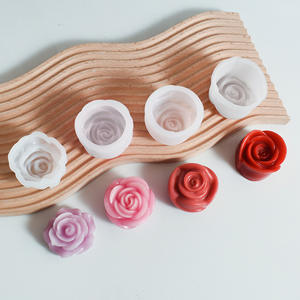 <span class=keywords><strong>Moule</strong></span> en silicone 3D DIY pour roses en résine époxy, bougies d'aromathérapie, moules en résine pour roses en gros pour artisanat - Product Image 3