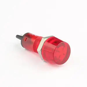 Indicateur lumineux led en plastique rouge AC220V de 7mm