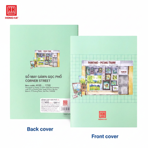 Cahier de composition en papier relié cousu avec impression laminée, 120 pages, multicolore, A5 (148 x 210 mm), 5 cahiers par emballage rétractable - Product Image 1