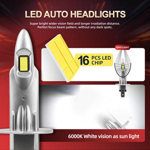 Phare LED H7 6000K 12V H4/H7/H11/9005/HB3/9006 pour voiture, Plug & Play, 70W 4000LM - Product Image 3