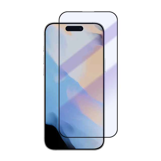 3D Anti Blue Ray 9H Tempered Glass for iPhone 17 16E 17Air 15 14 13 12 Mini 11 Pro Max Anti Blue Light Screen Protector Film