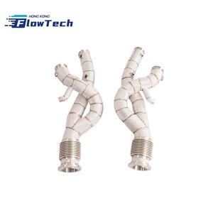 ท่อร่วมไอเสียสแตนเลส T304 สำหรับ Lamborghini Revuelto 6.5L V12 LB744 พร้อมแผ่นกันความร้อน - Product Image 2