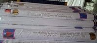 Tissu Popeline Blanc en Dacron 205 Fils TC 80% Polyester 20% Coton 45*45 133*72 205th 115gsm en Rouleau pour Chemises et Uniformes