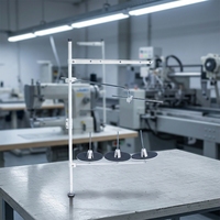Support de fil à 3/4/5 broches durable, résistant à l'usure et anticorrosion pour machine à coudre industrielle multi-aiguilles pour usine de confection