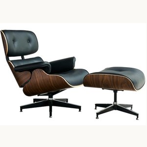 chaise de bureau en cuir moderne et confortable 36028-09 - Product Image 2