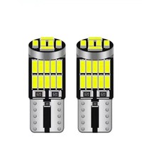 Ampoules LED HOLY Canbus 168 194 T10 26SMD 4014 12V 18W Blanc/Ambre/Rouge pour feux de positionnement de voiture et éclairage intérieur